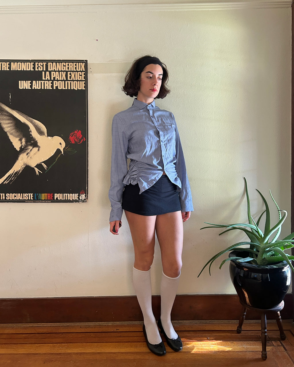 The Classic One - Upcycled Mens Button Up