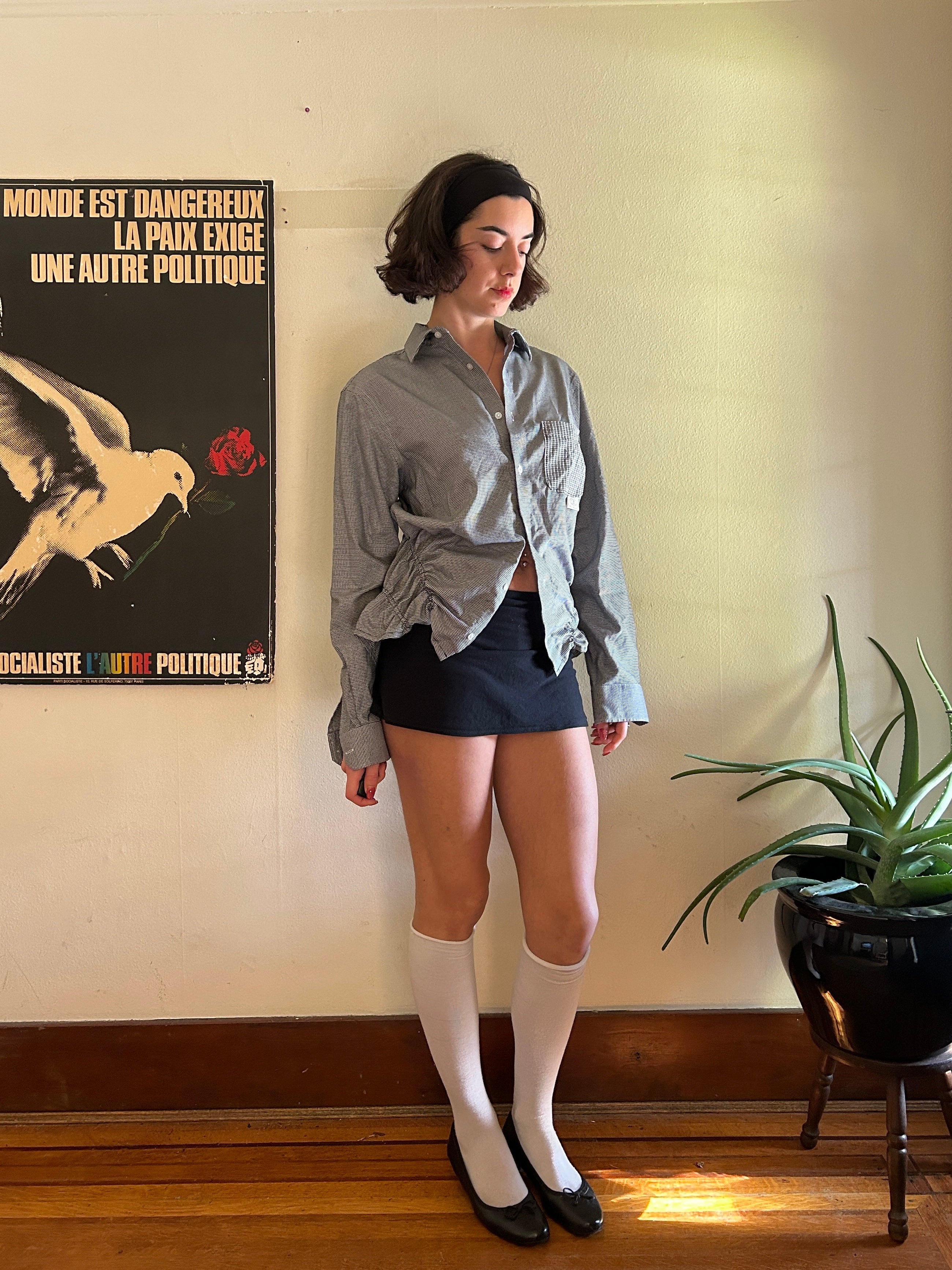 The Checkered One - Upcycled Men's Button Up