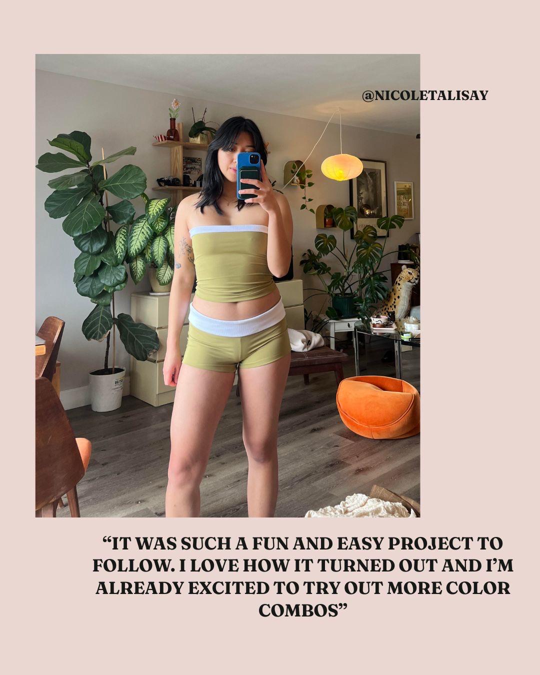 Micro-Short/Skort and Tube Top Pattern XS-XXL | (Pdf download)