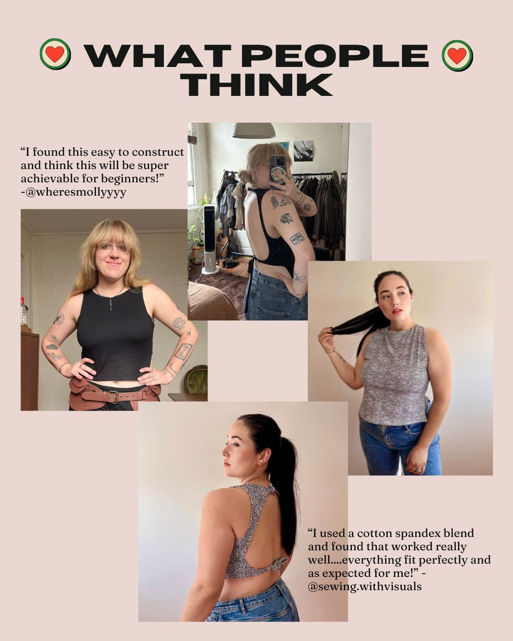 Backless Tank Top Sewing Pattern - XS-XXL - DIY instructions (pdf Download)