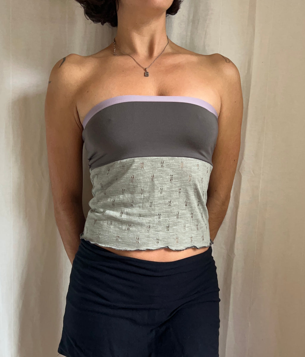 Three Tone Tube Top