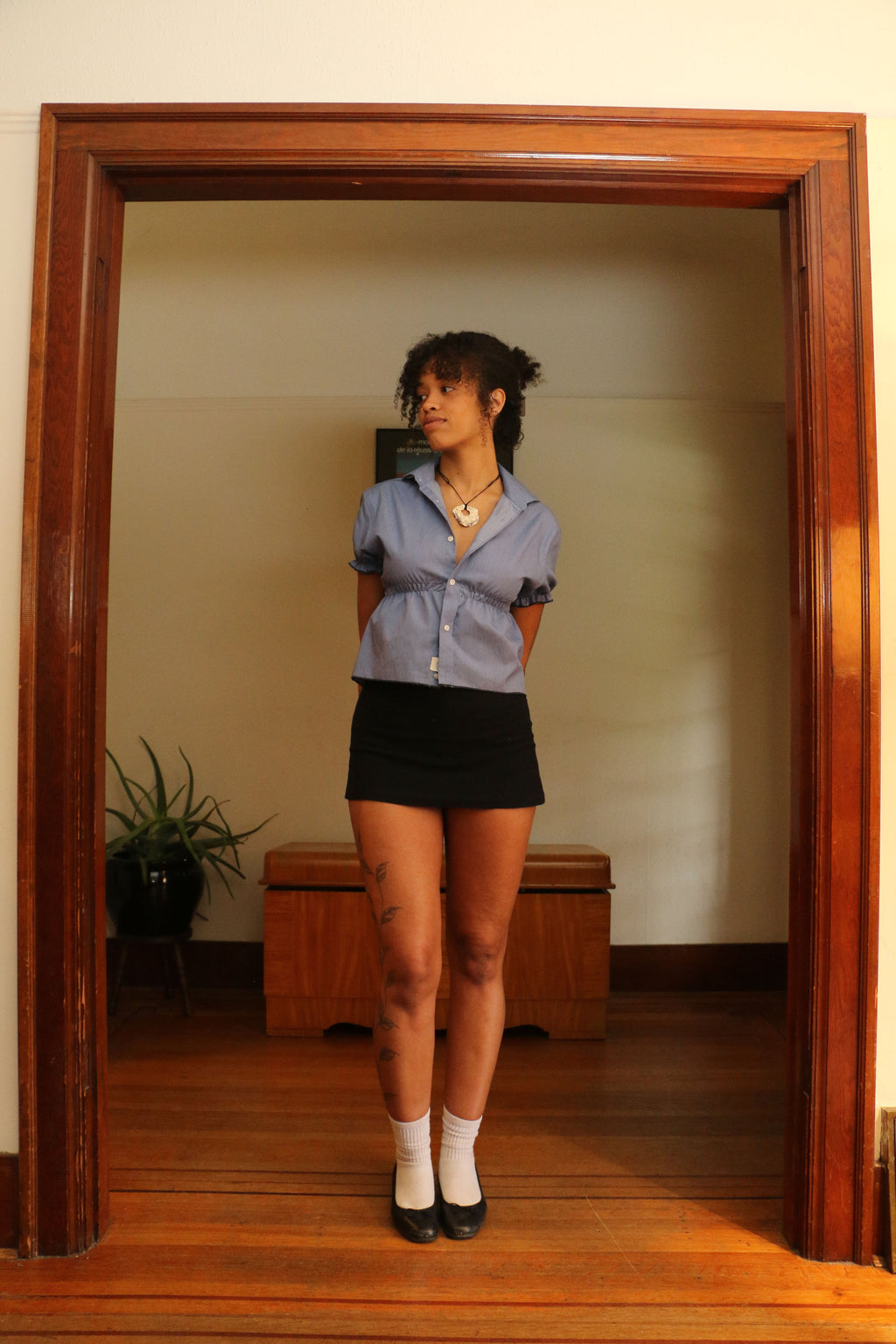 The Babydoll Button-Up